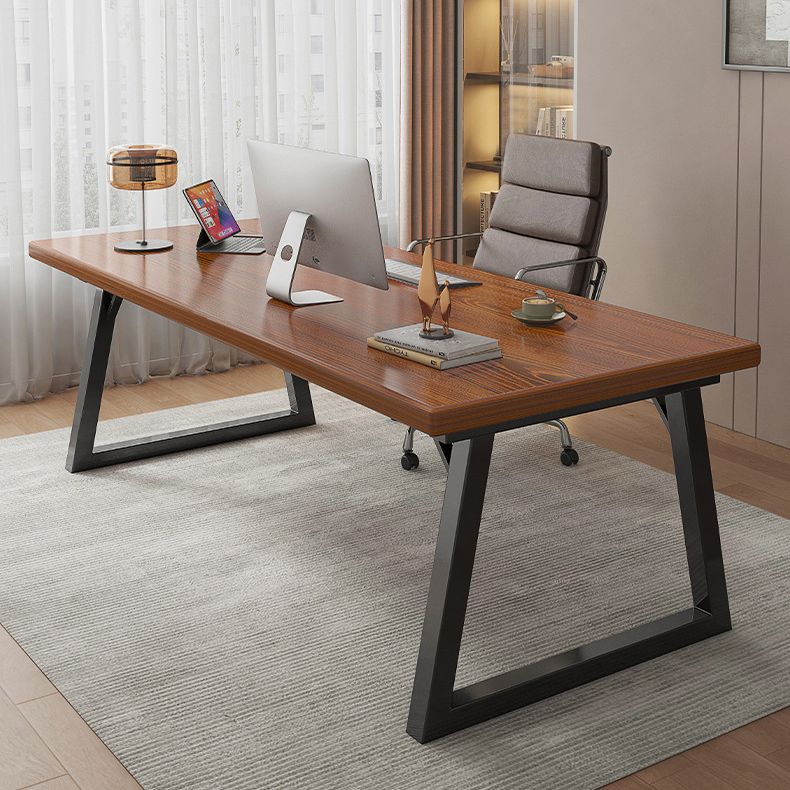 Contemporary Writing Desk Rectangular Computer Desk for Dormitory Clearhalo 'furn' 'furn_office_desk' 'Furniture' 'Office Desks' 'Office Furniture' 'office_desk' 1200x1200_368a35d4-b2f2-4fbd-8ba5-66420d5d433c