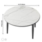 Modern Sintered Stone Dining Table Round Table with 4 Legs for Home Use Clearhalo ' dining_table' 'Dining Tables & Seating' 'Dining Tables' 'furn' 'furn_dining_table' 'Furniture' 'furniture_dining_table' 'Kitchen & Dining Furniture' 'kitchen&dining_furn' 'kitchen' 'kitchen_dining_table' 1200x1200_368ce5a3-9849-4245-86c6-20e3250e5fae