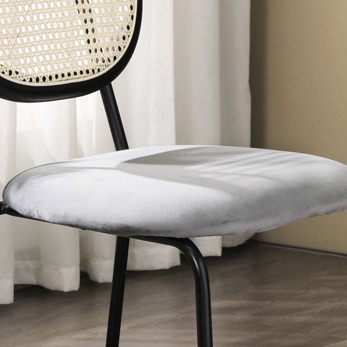 Contemporary Style Metal Chair Set Open Back Dining Room Kitchen Chairs Clearhalo ' kitchen&dining_furn' 'Dining Chairs' 'Dining Tables & Seating' 'dining_chair' 'furn' 'furn_dining_chair' 'Furniture' 'furniture_dining_chair' 'Kitchen & Dining Furniture' 'kitchen' 1200x1200_368d292e-b0d6-4a97-a2e2-0ca1642d359d