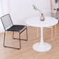 Metal Contemporary Round Dining Table Tulip Base Table for Dining Room and Kitchen Clearhalo ' dining_table' 'Dining Tables & Seating' 'Dining Tables' 'furn' 'furn_dining_table' 'Furniture' 'furniture_dining_table' 'Kitchen & Dining Furniture' 'kitchen&dining_furn' 'kitchen' 'kitchen_dining_table' 1200x1200_3692760d-514e-433e-b0fb-198354212ede