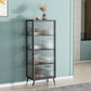 Glamstil Metal Station Buffet Ständer Glas Buffet Sideboard mit Tür