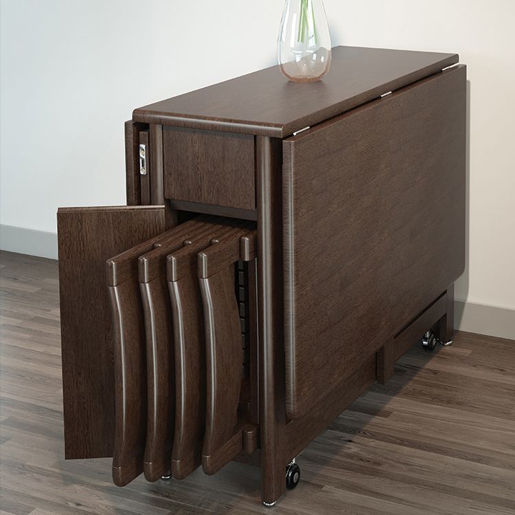 Standard Solid Wood Dining Set with Black Wood Space-Saving Design Legs for Dining Furniture Clearhalo 'Dining Room Sets' 'Dining Tables & Seating' 'dining_room_set' 'furn' 'furn_dining_room_set' 'Furniture' 'furniture_dining_room_set' 'Kitchen & Dining Furniture' 'kitchen&dining_furn' 'kitchen' 1200x1200_3694d12e-f6b5-4e91-a2f5-0fba07dd4f82