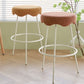 Contemporary Style Counter Stool Upholstered Bar-height Bar Stool with Metal Base Clearhalo 'Bar Furniture' 'Bar Stools' 'bar_stools' 'furn' 'furn_bar_stools' 'Furniture' 'Kitchen & Dining Furniture' 1200x1200_369556da-65fd-4011-bbea-09a335cb5a0e