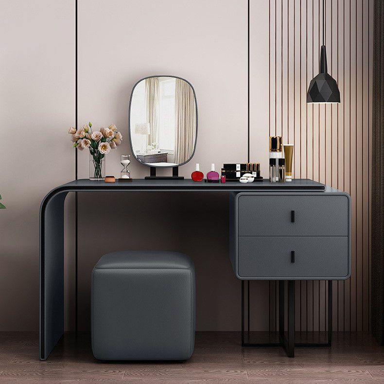 Stile glam in stile 2-disegno a colori solidi tavolo da toeletta per trucco per trucco