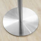 Metal Industrial Dining Table Stainless Steel Top Dining Table with Pedestal Base Clearhalo ' dining_table' 'Dining Tables & Seating' 'Dining Tables' 'furn' 'furn_dining_table' 'Furniture' 'furniture_dining_table' 'Kitchen & Dining Furniture' 'kitchen&dining_furn' 'kitchen' 'kitchen_dining_table' 1200x1200_3695c53d-81d0-492b-98b3-ef52e37f6fb4