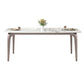 Modern Rectangular Table Sintered Stone Dining Table with 4 Legs for Home Clearhalo 'Dining Tables & Seating' 'Dining Tables' 'dining_table' 'furn' 'furn_dining_table' 'Furniture' 'Kitchen & Dining Furniture' 1200x1200_3695c6aa-e042-4c05-b3b4-d304f2c0d9d7