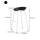 Contemporary Bar-stool Plastic Counter Bar Stool with Metal Legs for Kitchen Clearhalo 'Bar Furniture' 'Bar Stools' 'bar_stools' 'furn' 'furn_bar_stools' 'Furniture' 'furniture_bar_stools' 'Kitchen & Dining Furniture' 1200x1200_3696c1b8-29b6-466b-9480-351cd5450d5f