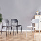 Modern Stackable Chair Dining Armless Chairs with Plastic Legs for Kitchen Clearhalo ' kitchen&dining_furn' 'Dining Chairs' 'Dining Tables & Seating' 'dining_chair' 'furn' 'furn_dining_chair' 'Furniture' 'furniture_dining_chair' 'Kitchen & Dining Furniture' 'kitchen' 1200x1200_369b6761-d0ad-4962-ab4f-cf05637e33d6