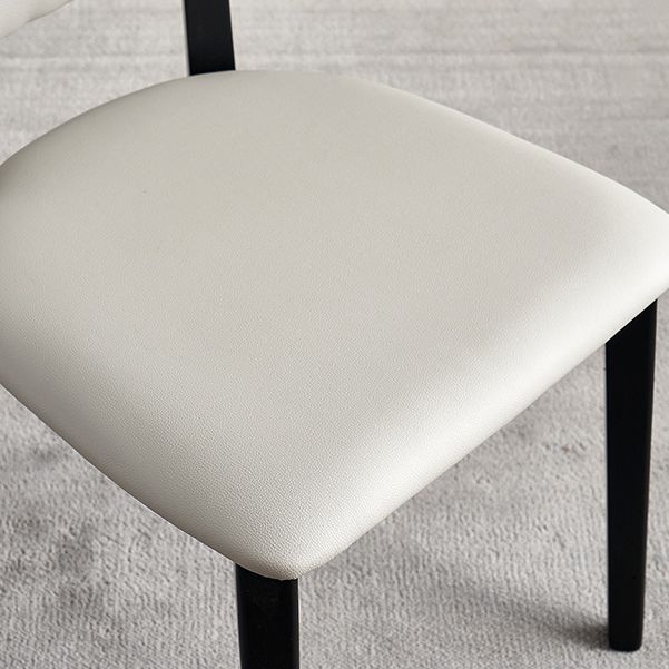 Sillas de estilo contemporáneo silla sin brazo para cocina con patas de madera