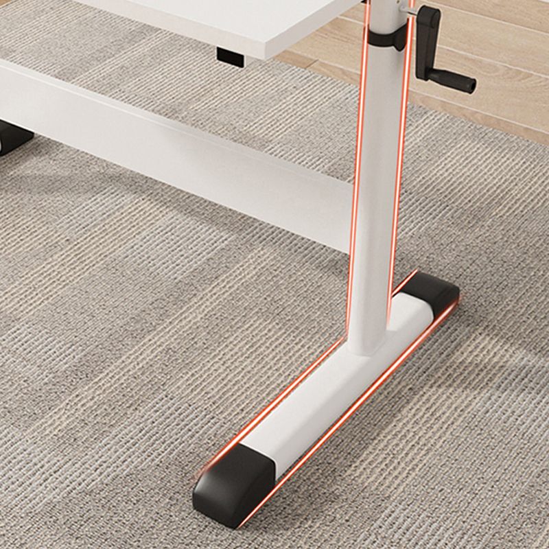 Hauteur réglable Home bureau de bureau T-Shape Base Cable Management Writing Desk