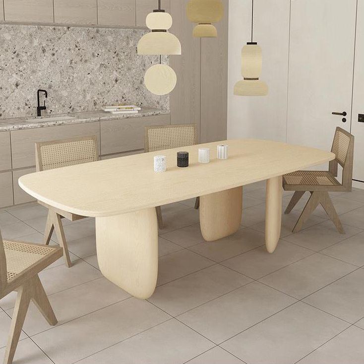 Ensemble de restauration en bois massif 1/2/5 pièces mobilier moderne de salle à manger intérieure