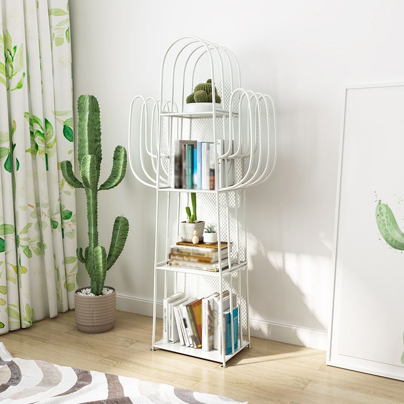 Scandinavian Iron Geometric Bookshelf Vertical Bookshelf,16.5"L x 11.8"W x 59"H Clearhalo 'Bookcases' 'furn' 'furn_bookcases' 'Furniture' 'furniture_bookcases' 'kitchen' 'kitchen_bookcases' 'Living Room Furniture' 'Office Furniture' 1200x1200_369e92ea-ea2d-46ef-a965-832719457511
