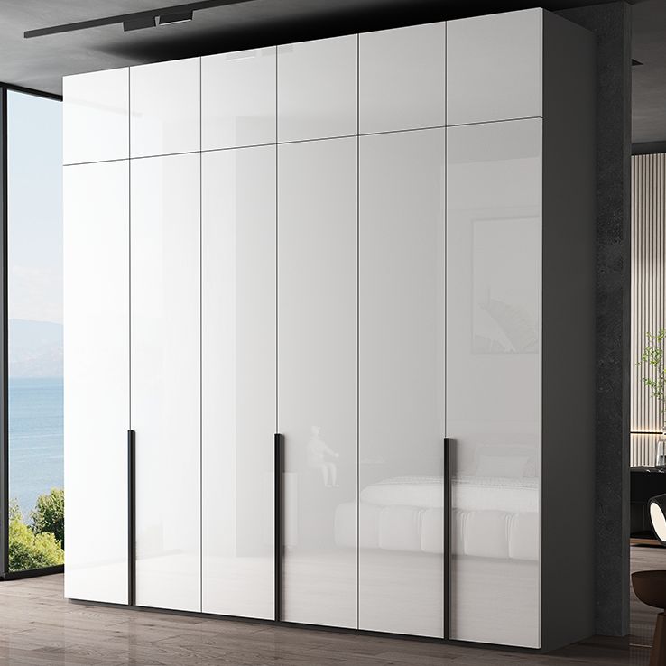 Moderne garderobe -kast met planken Engineered Wood Garderobe Armoire