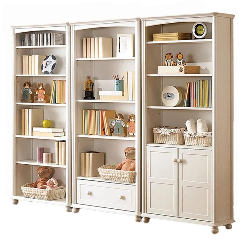 Scandinavian Wood Bookshelf Home Office Closed Back Bookcase Clearhalo 'Bookcases' 'furn' 'furn_bookcases' 'Furniture' 'Office Furniture' 1200x1200_36a07f72-3e61-4e70-b6d1-e0a4fcb39863