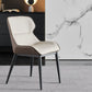 Modern Faux Leather Dining Side Chairs Wingback Side Arm Chair for Restaurant Use
