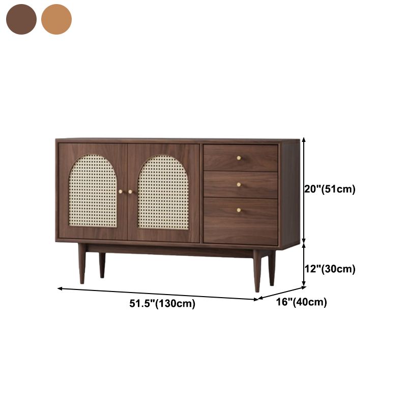 Sideboard in stile lussuoso mobile in legno con cassetti e porte