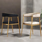 Glam Gold Metal Arm Chair Open Back Dining Side Chair with Upholstered Clearhalo 'Dining Chairs' 'Dining Tables & Seating' 'dining_chair' 'furn' 'furn_dining_chair' 'Furniture' 'furniture_dining_chair' 'Kitchen & Dining Furniture' 1200x1200_36a41462-617e-47e3-9b26-d8b9b93b2a2c