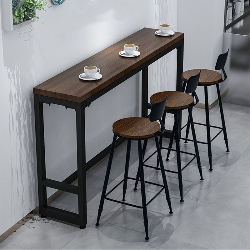 Industrial Low Back Coffee Shop Stool Matte Finish Iron Bar Stool Clearhalo 'Bar Furniture' 'Bar Stools' 'bar_stools' 'furn' 'furn_bar_stools' 'Furniture' 'furniture_bar_stools' 'Kitchen & Dining Furniture' 1200x1200_36a46bab-8c7e-4211-a4ce-6703c804ac84
