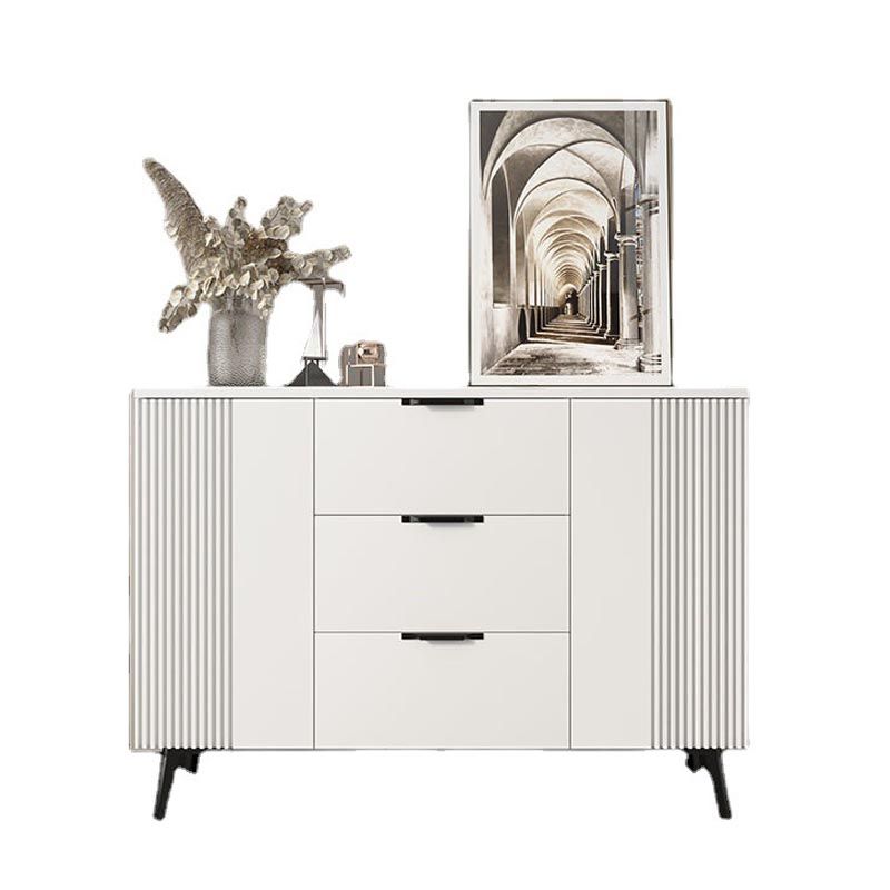 Wood and Stone Dining Server Contemporary Server with 3 Drawers Clearhalo 'buffet_sideboard' 'Buffets & Sideboards' 'furn' 'furn_buffet_sideboard' 'Furniture' 'Kitchen & Dining Furniture' 1200x1200_36a6997e-0d43-404b-8996-cf6420cd6178