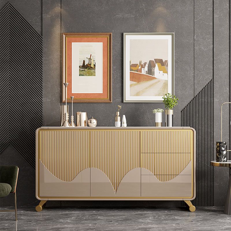 Cassettiera classica Glam Combo Cassettiera portaoggetti in legno per camera da letto