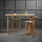 Solid Wood Counter Table with Specialty Table Top Legs Table - 41.3" H Clearhalo 'Bar Furniture' 'Bar Tables' 'bar_tables' 'furn' 'furn_bar_tables' 'Furniture' 'furniture_bar_tables' 'Kitchen & Dining Furniture' 1200x1200_36a6e71e-931a-47c0-b341-f0e0a12fb874