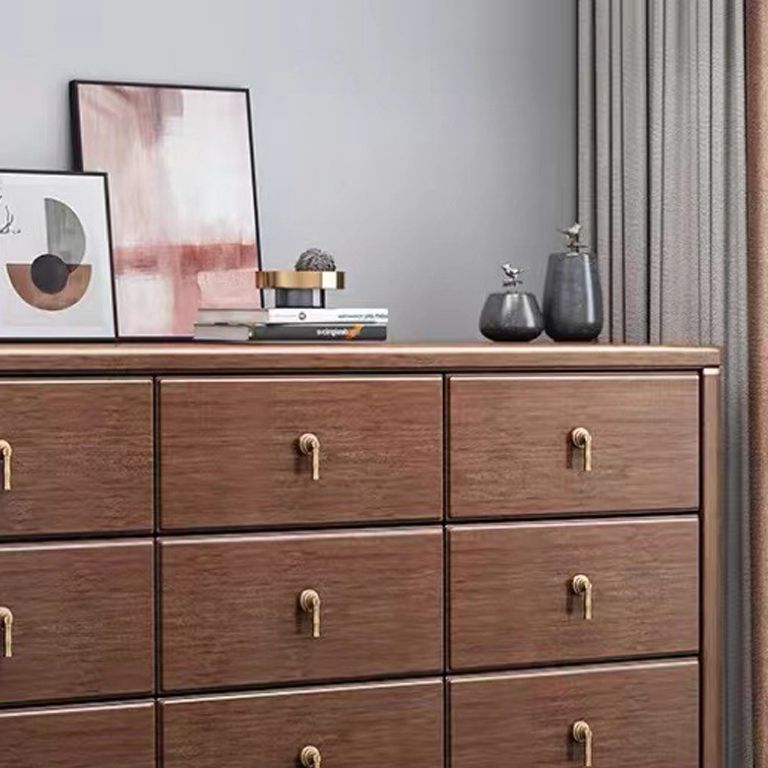 Mid Century Modern Chest Wood Rectangular Chest in Walnut Finish Clearhalo 'Cabinets & Chests' 'cabinets_chests' 'furn' 'furn_cabinets_chests' 'Furniture' 'Living Room Furniture' 1200x1200_36a937ce-6450-447a-b3ee-43ef7360905c