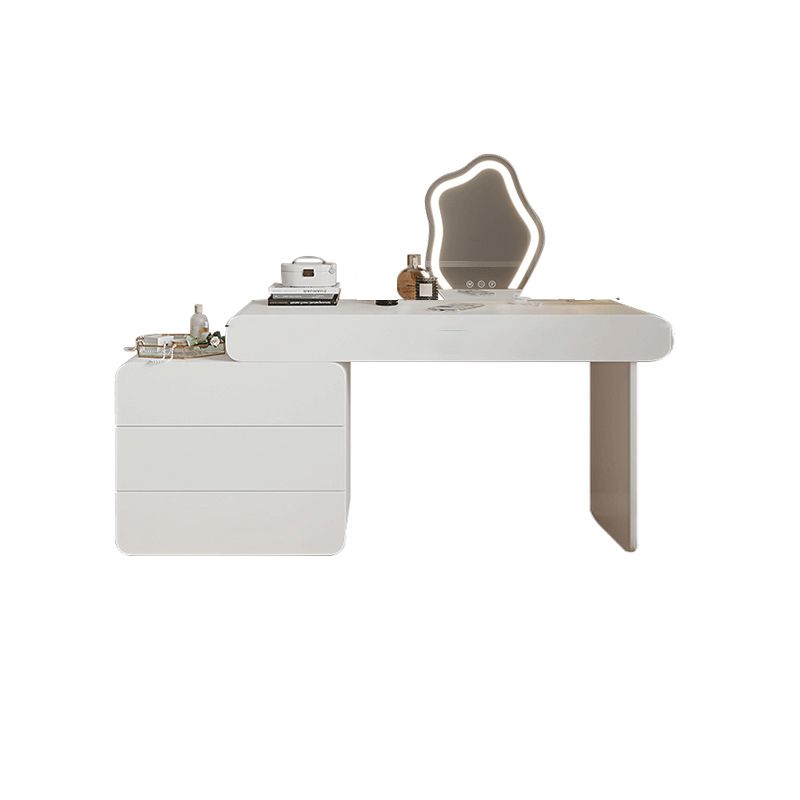 Set di sgabelli da toeletta da stoccaggio da stoccaggio da stoccaggio da scrivania per trucco in legno