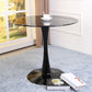 Contemporary Style Home Tempered Glass Dining Table Round Shape Table with Pedestal Base Clearhalo ' dining_table' 'Dining Tables & Seating' 'Dining Tables' 'furn' 'furn_dining_table' 'Furniture' 'furniture_dining_table' 'Kitchen & Dining Furniture' 'kitchen&dining_furn' 'kitchen' 'kitchen_dining_table' 1200x1200_36afa19b-5853-480e-9338-4d140487fc5e