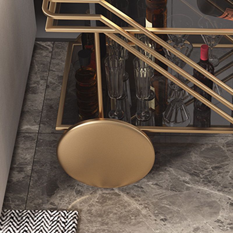 モダンオープンストレージキッチントロリー長方形のダイニングルーム準備テーブル