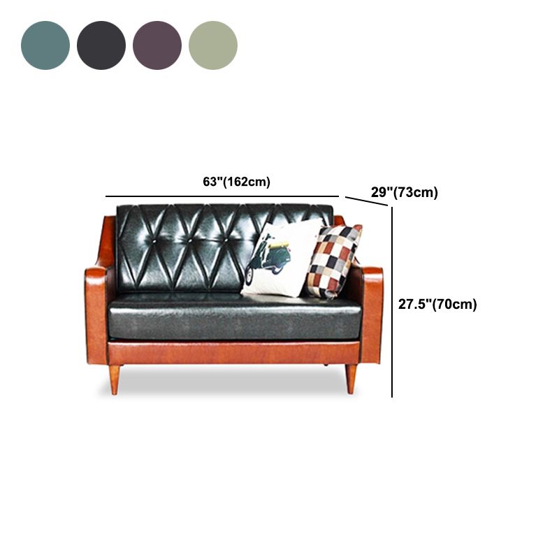 Divano resistente alle macchie con pista piena di barattoli a back-back glam.