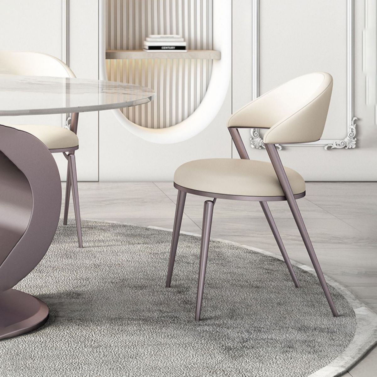 1/2/5/7 Pcs Dining Table Set with Sintered Stone Top Dining Table Set with Chair Clearhalo 'Dining Room Sets' 'Dining Tables & Seating' 'dining_room_set' 'furn' 'furn_dining_room_set' 'Furniture' 'furniture_dining_room_set' 'Kitchen & Dining Furniture' 1200x1200_36b4aea5-eaec-45e7-9983-64b1cdc711a8