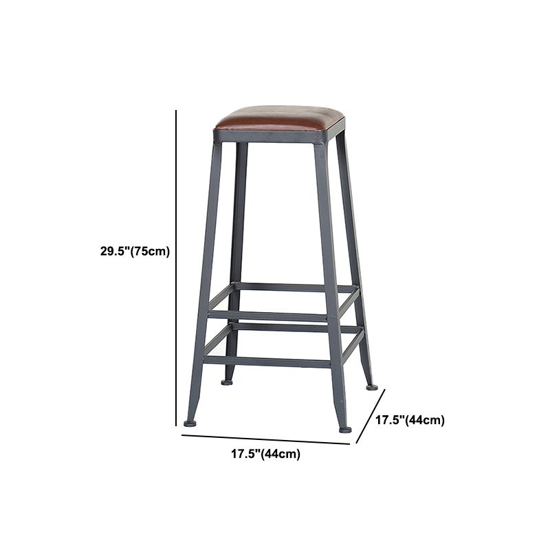Mesa de mesa de barra de 1/6/11 de piezas industrial con taburetes con heces
