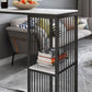 Stone Rectangle Bar Dining Table Contemporary Bar Table with Sled Base Clearhalo 'Bar Furniture' 'Bar Tables' 'bar_tables' 'furn' 'furn_bar_tables' 'Furniture' 'furniture_bar_tables' 'Kitchen & Dining Furniture' 1200x1200_36b5e932-31f0-4119-982f-e778d450e0f9