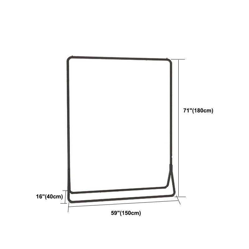 Kit de entrada de riel colgante contemporáneo de árbol de metal en negro