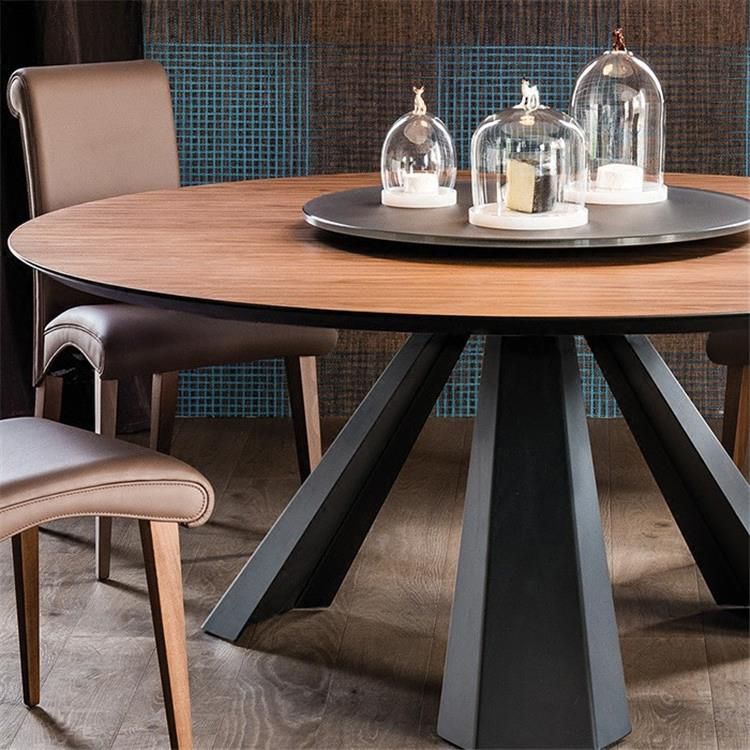 Solid Wood Dining Table Contemporary Dining Site Table with Tripod Base Clearhalo ' dining_table' 'Dining Tables & Seating' 'Dining Tables' 'Furniture' 'furniture_dining_table' 'Kitchen & Dining Furniture' 'kitchen&dining_furn' 'kitchen' 'kitchen_dining_table' 1200x1200_36bc6bf7-8201-4032-b623-7a1419960945