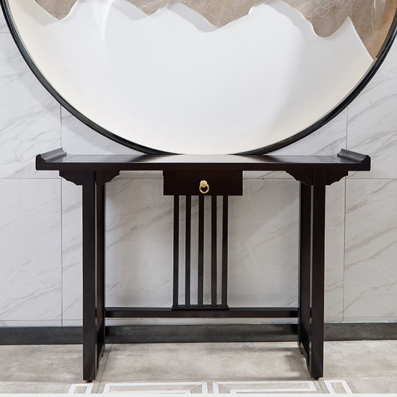 Pine Console Tafel Midden-eeuwse moderne rechthoek accenttafel voor Hall