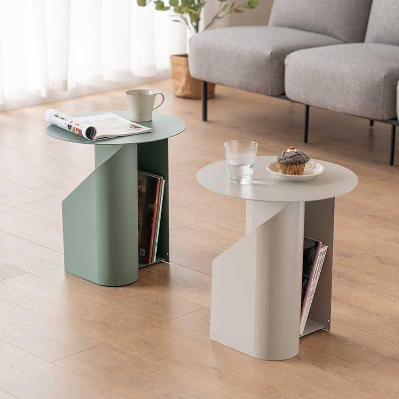 Comodino da tavolo di accento in metallo industriale 18,3 "comodino da letto alto