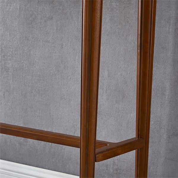 Brown Solid Wood Cocktail Bar Table Rectangle Footrest Indoor Bar/Dinette Table Clearhalo 'Bar Furniture' 'Bar Tables' 'bar_tables' 'furn' 'furn_bar_tables' 'Furniture' 'furniture_bar_tables' 'Kitchen & Dining Furniture' 'kitchen&dining_furn' 'kitchen' 1200x1200_36c0270f-ccb6-4e7b-8550-4d80385d7a6f