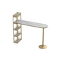 White Rectangle Bar Table Contemporary Bar Table with Sled Base Clearhalo 'Bar Furniture' 'Bar Tables' 'bar_tables' 'furn' 'furn_bar_tables' 'Furniture' 'furniture_bar_tables' 'Kitchen & Dining Furniture' 1200x1200_36c0c537-f78e-431b-89ab-bdc59e62fae2