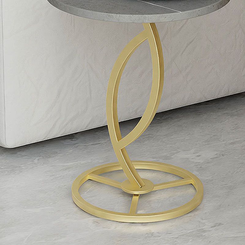20.8 inch Tall Pedestal End Table Modernist Round Side End Table Clearhalo 'Coffee & Accent Tables' 'End & Side Tables' 'end_side_tables' 'furn' 'furn_end_side_tables' 'Furniture' 'Living Room Furniture' 1200x1200_36c360f5-ca67-42e4-95a4-93e769251ebe