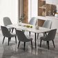 Industrial Iron Legs Dining Table Rectangle Stone Dining Table for Kitchen Clearhalo 'Dining Tables & Seating' 'Dining Tables' 'dining_table' 'furn' 'furn_dining_table' 'Furniture' 'Kitchen & Dining Furniture' 1200x1200_36c5105a-7c22-491c-8be3-f2cac8161910