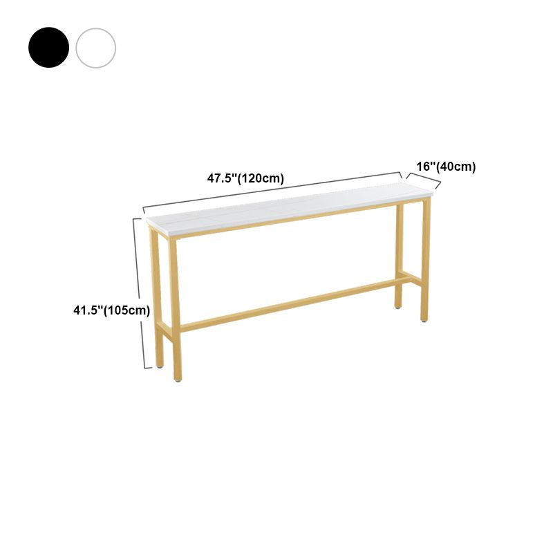 Industrial Rectangle Sintered Stone Table Dining Bar Counter Table for Kitchen Clearhalo 'Bar Furniture' 'Bar Tables' 'bar_tables' 'furn' 'furn_bar_tables' 'Furniture' 'furniture_bar_tables' 'Kitchen & Dining Furniture' 1200x1200_36c7fa80-3932-4350-a5cb-de61edcfa088