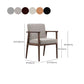 Solid Wood Arm Chair Upholstered Modern Dining Chair for Home Clearhalo 'Dining Chairs' 'Dining Tables & Seating' 'dining_chair' 'furn' 'furn_dining_chair' 'Furniture' 'Kitchen & Dining Furniture' 1200x1200_36c94383-09a5-4007-8cd8-d34481f0f63c