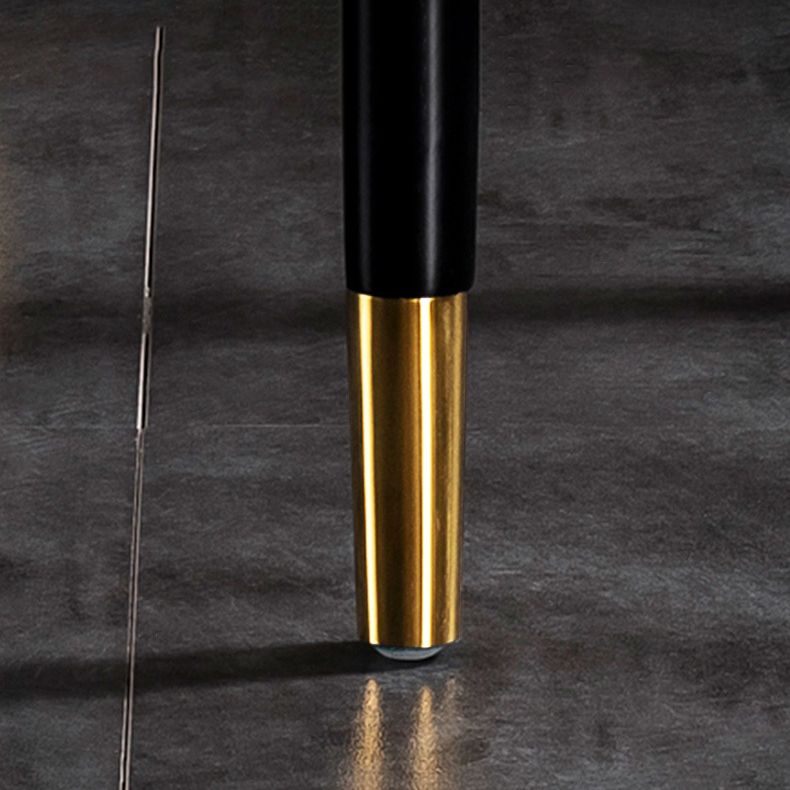 Silla de comedor de estilo moderno silla sin brazo con patas de madera para cocina