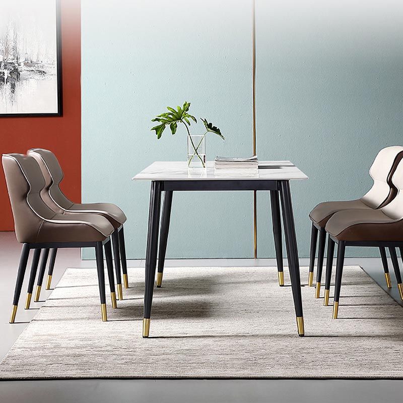 Upholstered Dining Side Chair Leather Dining Chair for Dining Room Clearhalo 'Dining Chairs' 'Dining Tables & Seating' 'dining_chair' 'furn' 'furn_dining_chair' 'Furniture' 'Kitchen & Dining Furniture' 1200x1200_36cde7e7-1038-4c22-96ca-db71fbc129bd