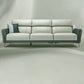 37.8 "W echt lederen vierkante arm sectionals bank, moderne Chesterfield Sectionals