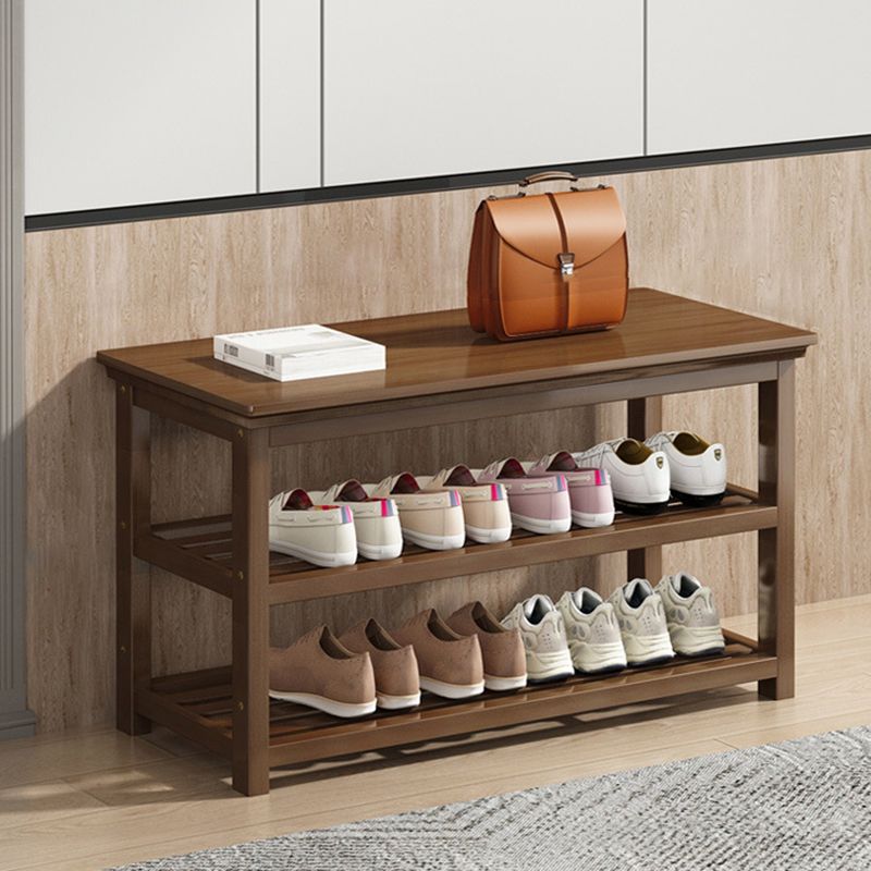 Mid-Century Modern Bench 11.42 Inch Wide Seating Bench with Shoes Storage Clearhalo 'Benches' 'Chairs & Seating' 'furn' 'furn_benches' 'Furniture' 'Living Room Furniture' 1200x1200_36d1889a-a4a3-489f-8ff1-4f4600cd42ec