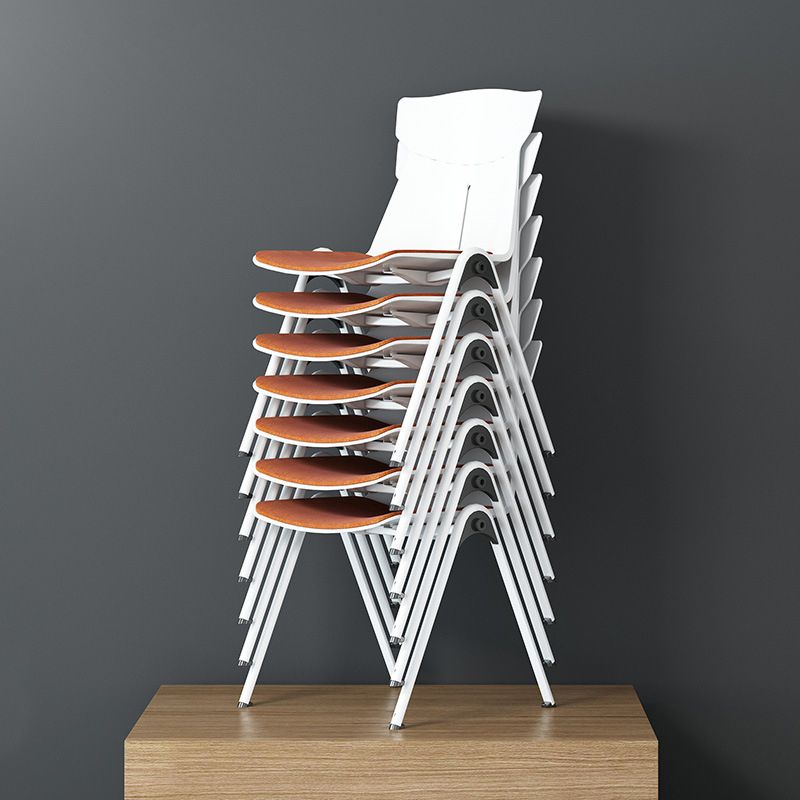 Plastikmitte des Back-Back-Konferenzstuhls zeitgenössischer Baumwollkissenstuhl