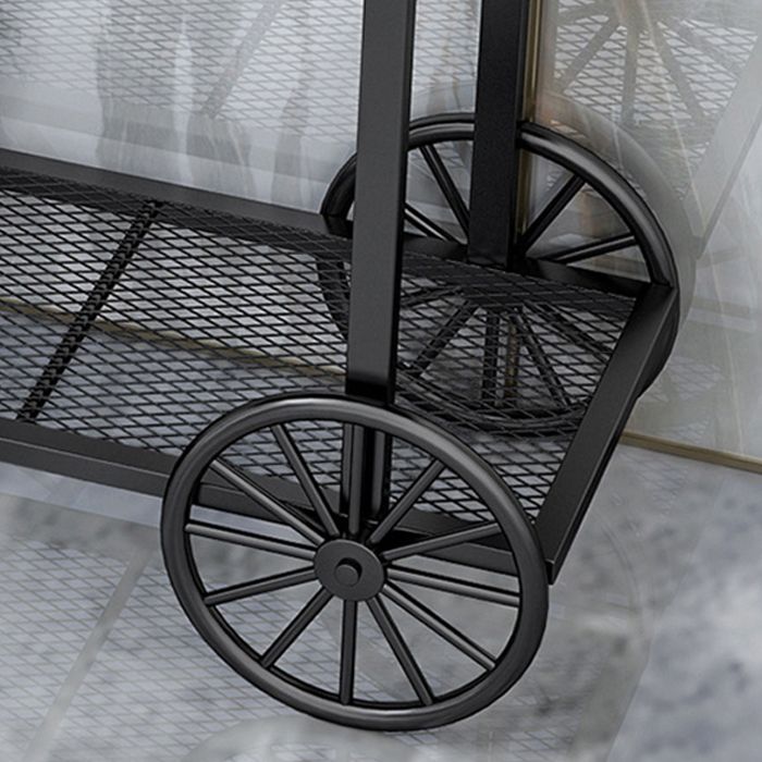 現代の鉄コンソールソファテーブル長方形の大理石のアクセントテーブルとホールの棚付き