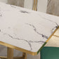 Metal Traditional Luxury Rectangle Indoor Table Sintered Stone Top Table for Dining Room Clearhalo ' dining_table' 'Dining Tables & Seating' 'Dining Tables' 'furn' 'furn_dining_table' 'Furniture' 'furniture_dining_table' 'Kitchen & Dining Furniture' 'kitchen&dining_furn' 'kitchen' 'kitchen_dining_table' 1200x1200_36d604be-7c1e-498f-8bc5-85d333a865fa